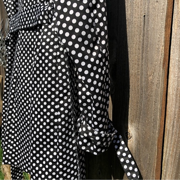 Vertigo Paris polka dot trench coat size medium - Picture 16 of 16